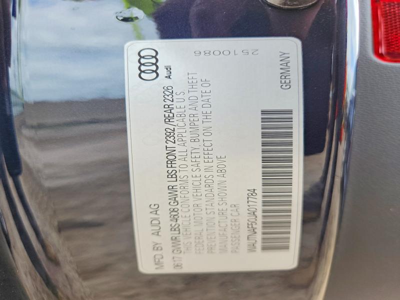 58767196 :رقم المزاد ، WAUTNAF50JA017784 vin ، 2018 Audi A5 مزاد بيع