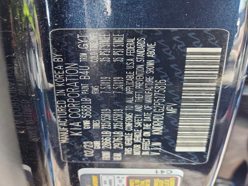 56189926 :رقم المزاد ، KNDRHDLG2P5175816 vin ، 2023 Kia Sorento مزاد بيع