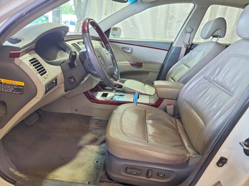 2008 Hyundai Azera მანქანა იყიდება აუქციონზე, vin: KMHFC46F28A310012, აუქციონის ნომერი: 57696186