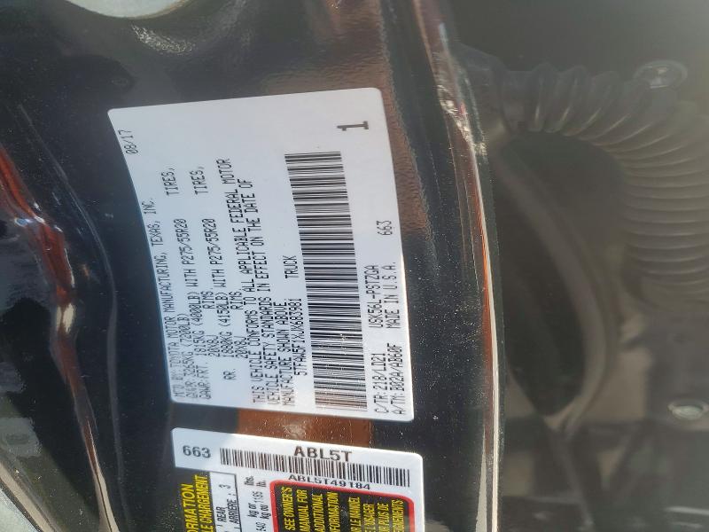 57907856 :رقم المزاد ، 5TFAW5F1XJX683981 vin ، 2018 Toyota Tundra مزاد بيع