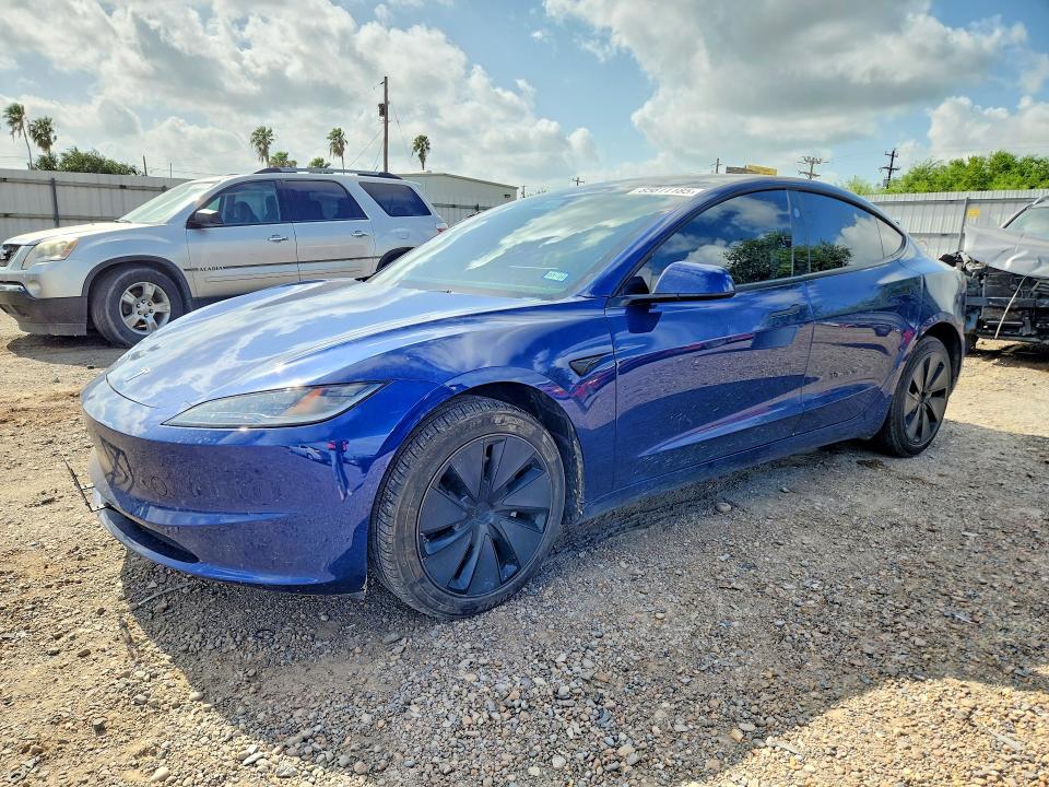 2025 Tesla Model 3 მანქანა იყიდება აუქციონზე, vin: 5YJ3E1EA2SF953514, აუქციონის ნომერი: 85611185