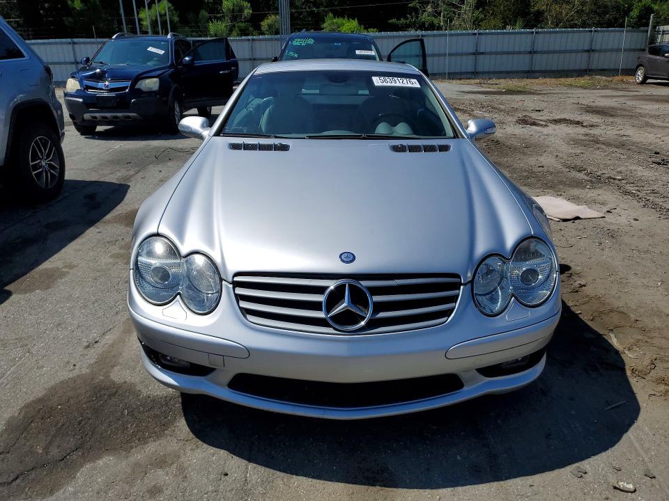 2003 Mercedes-benz Sl მანქანა იყიდება აუქციონზე, vin: WDBSK75F53F055665, აუქციონის ნომერი: 58391276