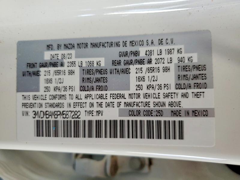 Продажа на аукционе авто 2023 Mazda Cx-30, vin: 3MVDMBAM8PM587282, номер лота: 55135896