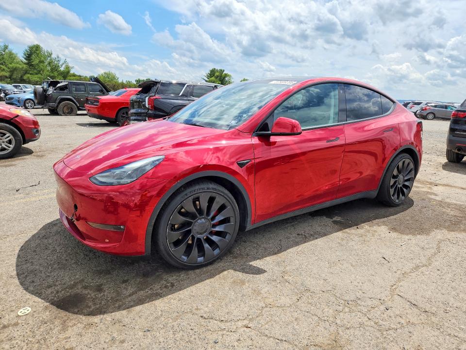 2022 Tesla Model Y მანქანა იყიდება აუქციონზე, vin: 7SAYGDEF3NF549609, აუქციონის ნომერი: 57999286
