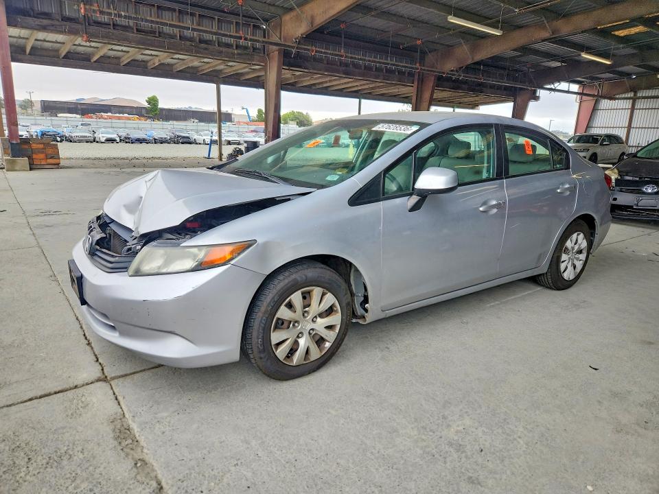 57628536 :رقم المزاد ، 2HGFB2F51CH562770 vin ، 2012 Honda Civic مزاد بيع