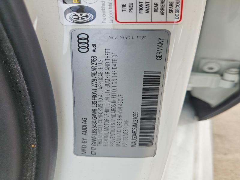 Aukcja sprzedaży 2018 Audi A6, vin: WAUG3AFC5JN027659, numer aukcji: 57247096