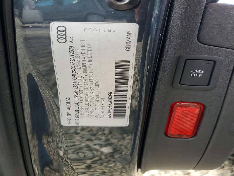 57078856 :رقم المزاد ، WAUBNCF5XJA007996 vin ، 2018 Audi A5 Sportback مزاد بيع