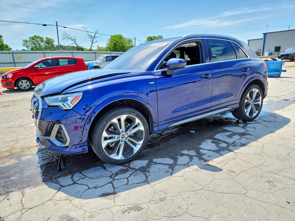 2021 Audi Q3 მანქანა იყიდება აუქციონზე, vin: WA1EECF31M1115677, აუქციონის ნომერი: 55855896