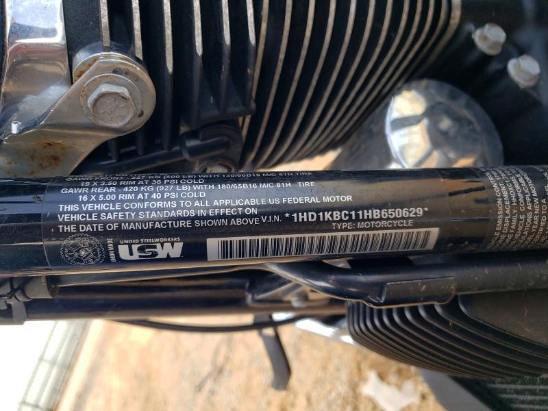2017 Harley-davidson Flhx მანქანა იყიდება აუქციონზე, vin: 1HD1KBC11HB650629, აუქციონის ნომერი: 57817826