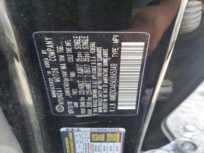 Продаж на аукціоні авто 2019 Hyundai Tucson, vin: KM8J3CA45KU845349, номер лоту: 55706776