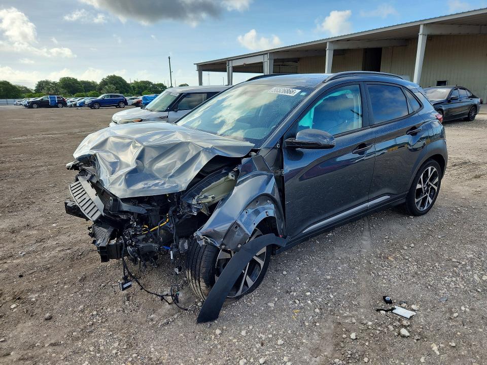 2022 Hyundai Kona მანქანა იყიდება აუქციონზე, vin: KM8K53A37NU869081, აუქციონის ნომერი: 56526866