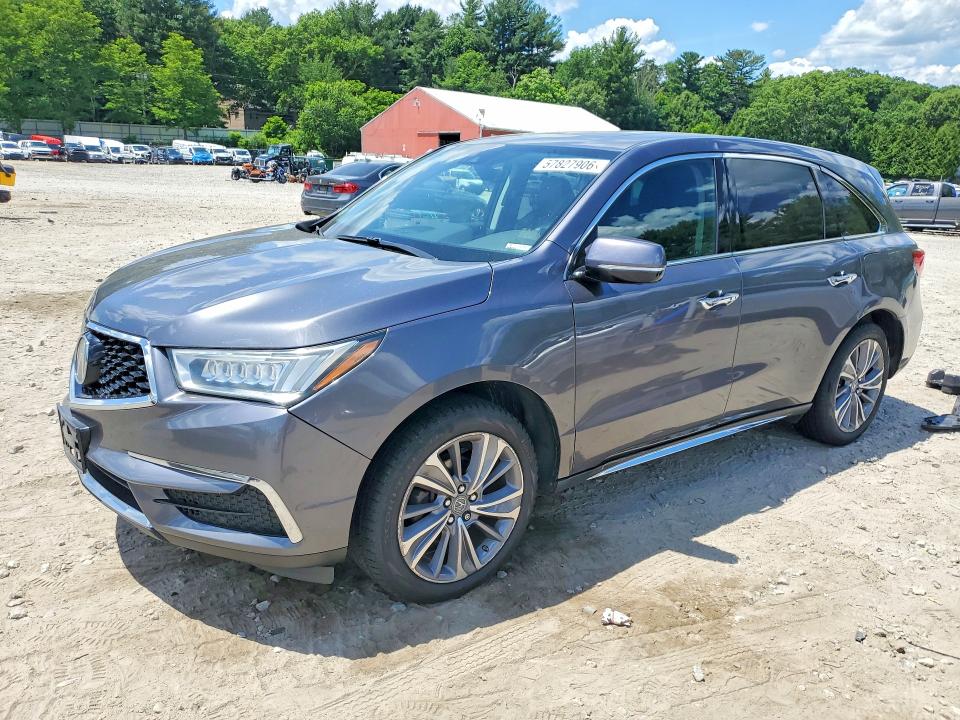 57827906 :رقم المزاد ، 5FRYD4H71HB036341 vin ، 2017 Acura Mdx مزاد بيع