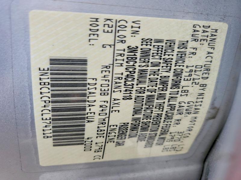 Продажа на аукционе авто 2012 Nissan Versa, vin: 3N1BC1CP4CL374118, номер лота: 57880226