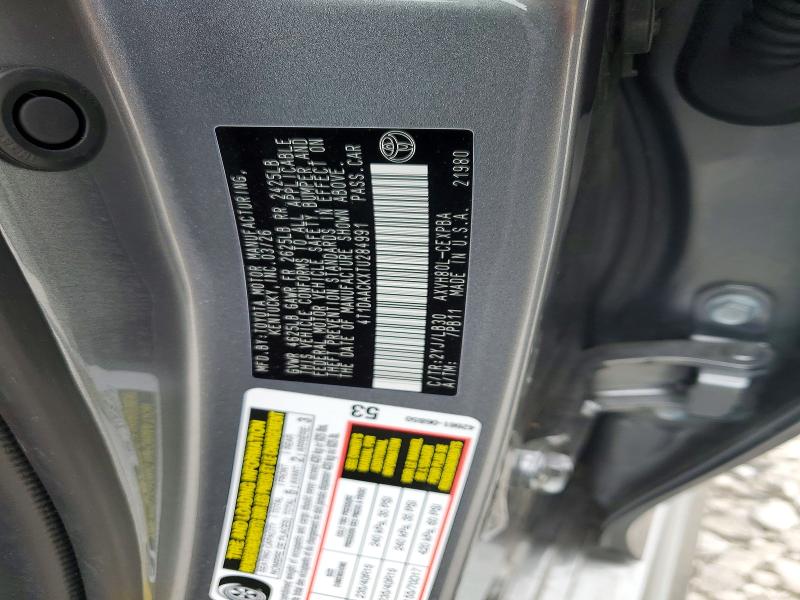 Aukcja sprzedaży 2026 Toyota Camry, vin: 4T1DAACKXTU284991, numer aukcji: 58940016