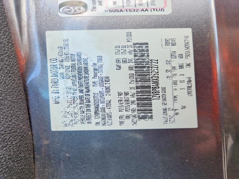 57084696 :رقم المزاد ، 1ZVBP8AMXD5252722 vin ، 2013 Ford Mustang مزاد بيع