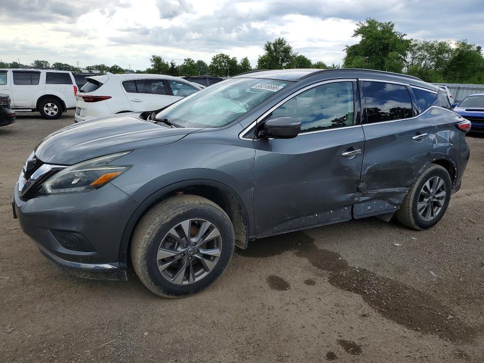2018 Nissan Murano მანქანა იყიდება აუქციონზე, vin: 5N1AZ2MG3JN141061, აუქციონის ნომერი: 55316666