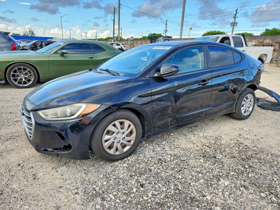 Продаж на аукціоні авто 2017 Hyundai Elantra, vin: KMHD74LF7HU185992, номер лоту: 55590146