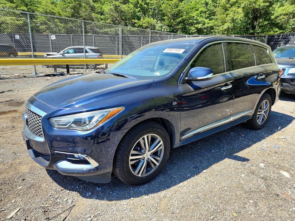 55697686 :رقم المزاد ، 5N1DL0MM1KC568194 vin ، 2019 Infiniti Qx60 مزاد بيع