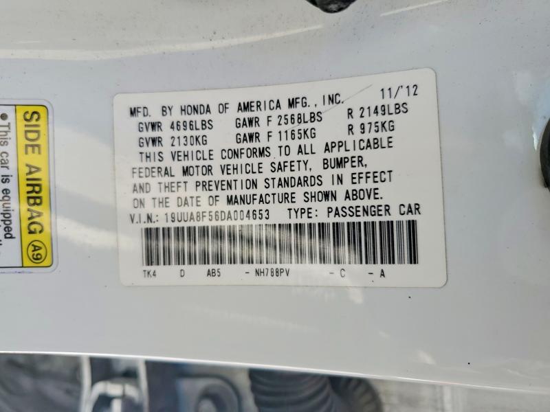 Продажа на аукционе авто 2013 Acura Tl, vin: 19UUA8F56DA004653, номер лота: 55620456
