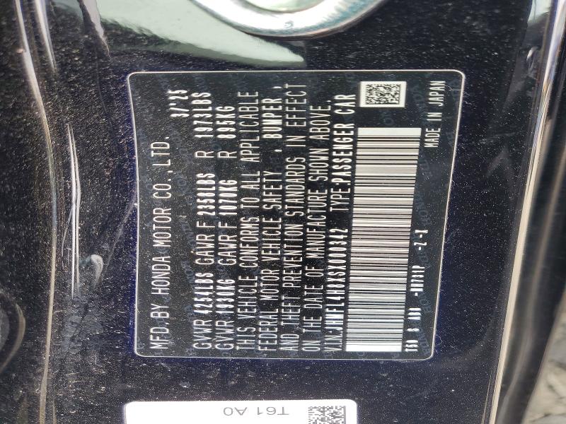 Aukcja sprzedaży 2025 Honda Civic, vin: JHMFL4H8XSX000342, numer aukcji: 56659796