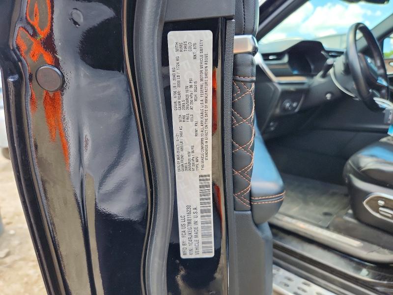 58278516 :رقم المزاد ، 1C4RJKEG7M8116230 vin ، 2021 Jeep Grand Cherokee مزاد بيع