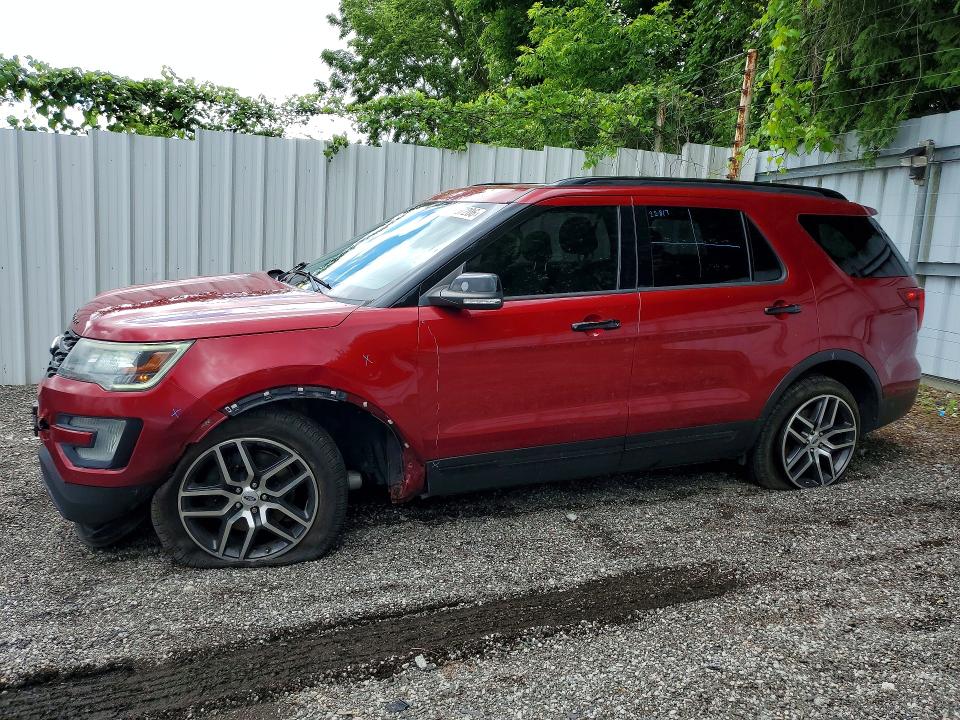 Продажа на аукционе авто 2016 Ford Explorer, vin: 1FM5K8GT3GGD07111, номер лота: 57857206
