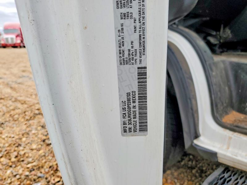 2023 Ram Promaster 2500 მანქანა იყიდება აუქციონზე, vin: 3C6LRVDG0PE590703, აუქციონის ნომერი: 53636686