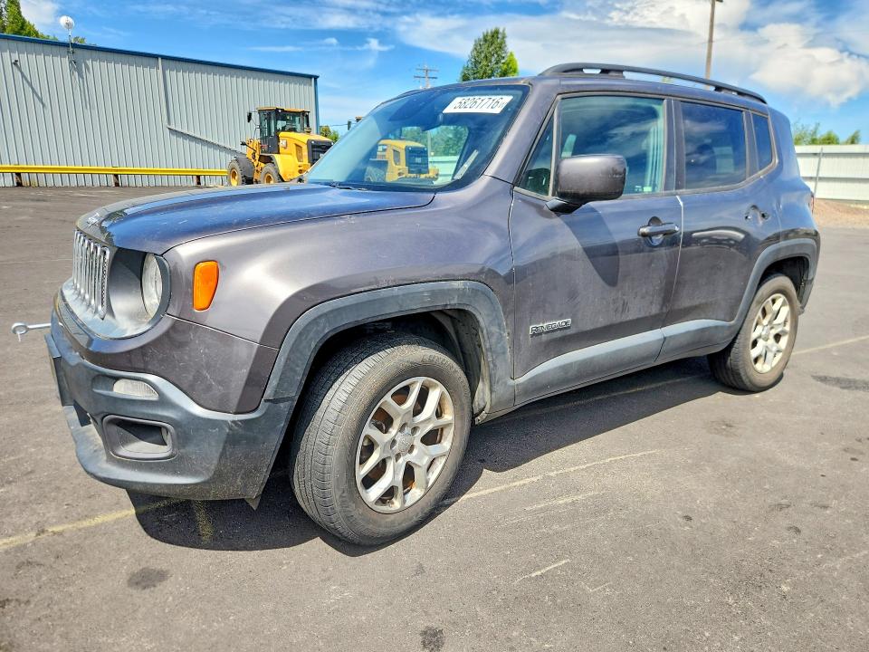 Продажа на аукционе авто 2017 Jeep Renegade, vin: ZACCJBBB2HPE58178, номер лота: 58261716