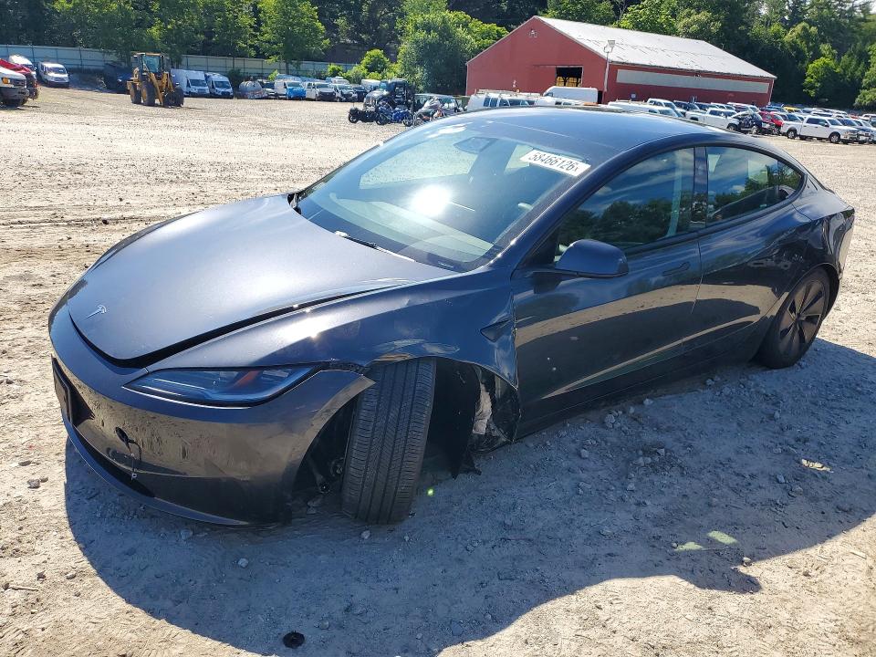 2025 Tesla Model 3 მანქანა იყიდება აუქციონზე, vin: 5YJ3E1EB6SF923540, აუქციონის ნომერი: 58466126