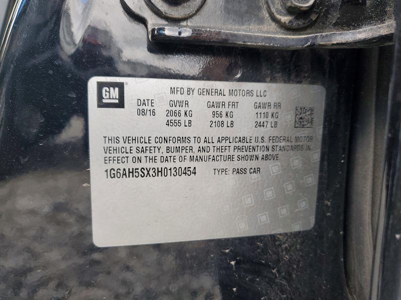 Продажа на аукционе авто 2017 Cadillac Ats, vin: 1G6AH5SX3H0130454, номер лота: 53757906