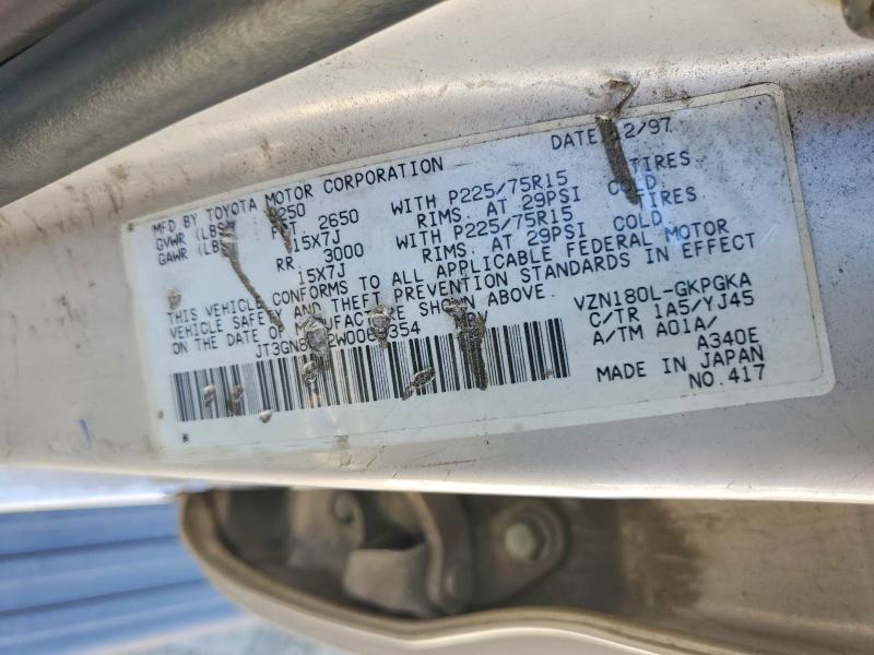 Продаж на аукціоні авто 1998 Toyota 4runner, vin: JT3GN86R2W0069354, номер лоту: 56711596