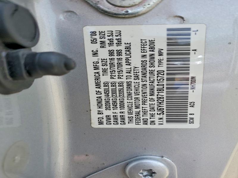 Продаж на аукціоні авто 2008 Honda Element, vin: 5J6YH28718L015720, номер лоту: 56101176