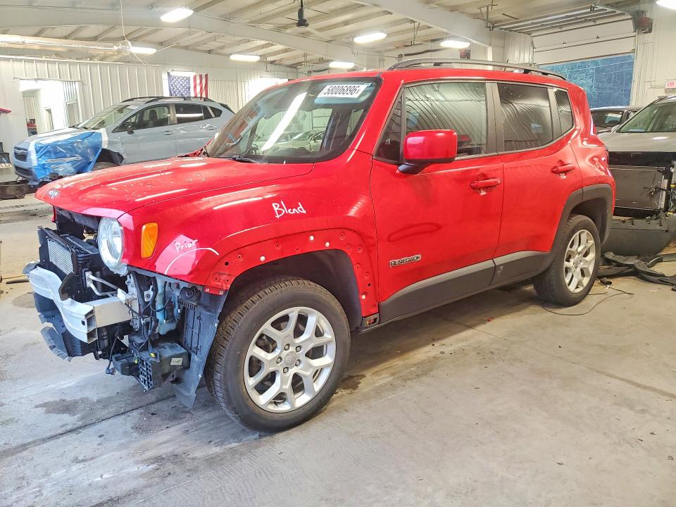 2016 Jeep Renegade მანქანა იყიდება აუქციონზე, vin: ZACCJBBT8GPE25726, აუქციონის ნომერი: 58006896