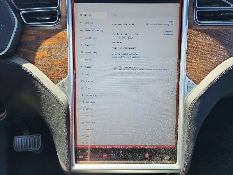 58939126 :رقم المزاد ، 5YJXCBE22JF091383 vin ، 2018 Tesla Model X مزاد بيع