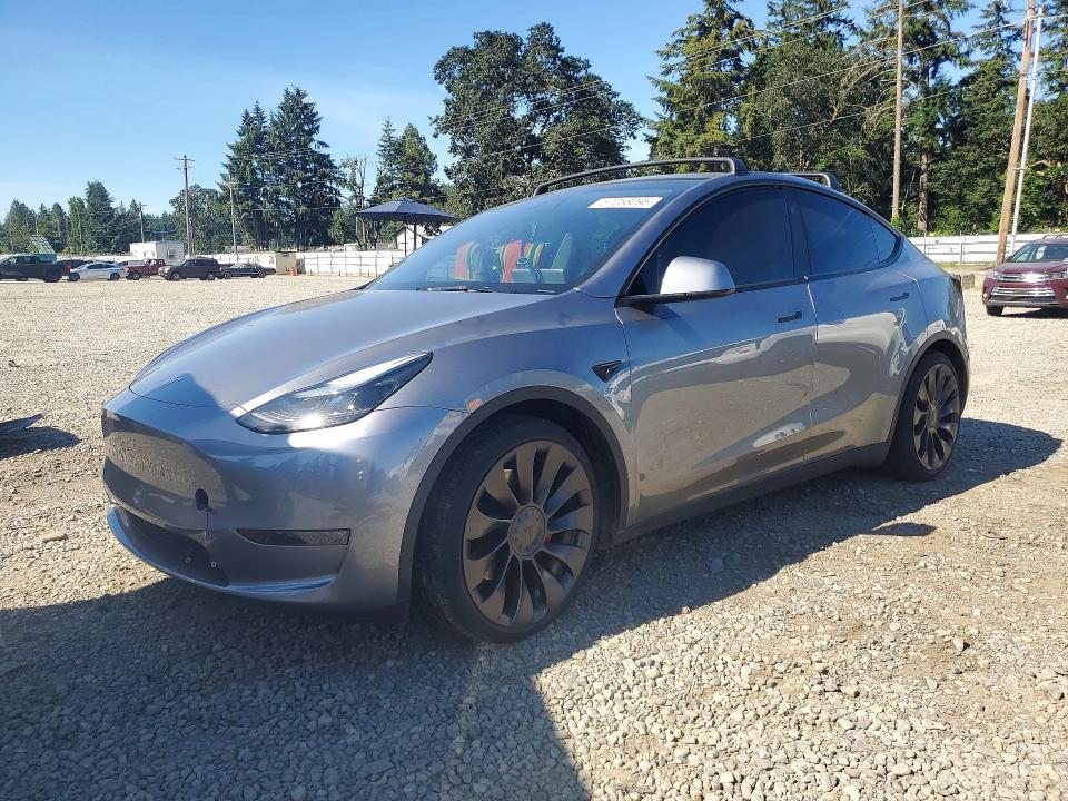 57258296 :رقم المزاد ، 7SAYGDEF8SF263346 vin ، 2025 Tesla Model Y مزاد بيع