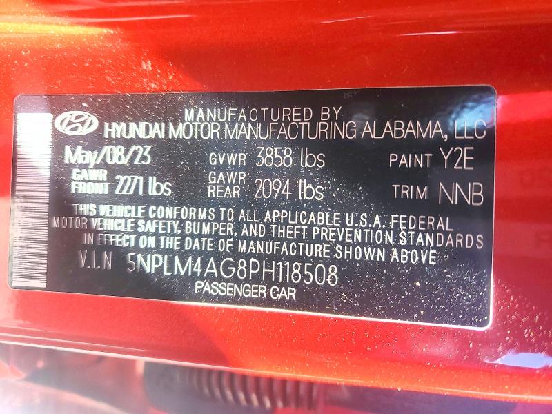 Продаж на аукціоні авто 2023 Hyundai Elantra, vin: 5NPLM4AG8PH118508, номер лоту: 56392276