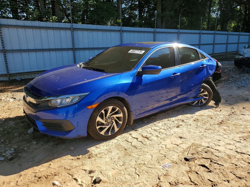 2016 Honda Civic მანქანა იყიდება აუქციონზე, vin: 19XFC2F7XGE067059, აუქციონის ნომერი: 56027176
