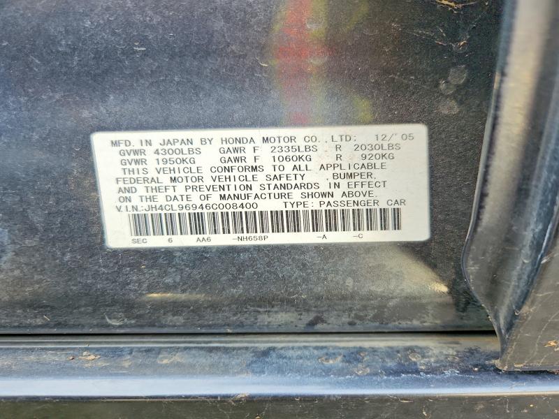 Aukcja sprzedaży 2006 Acura Tsx, vin: JH4CL96946C008400, numer aukcji: 56147036