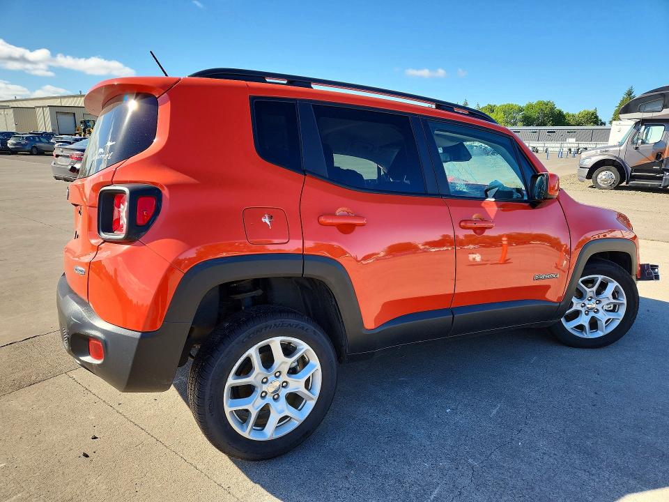 Продажа на аукционе авто 2017 Jeep Renagade, vin: ZACCJBBB5HPG50422, номер лота: 56687216