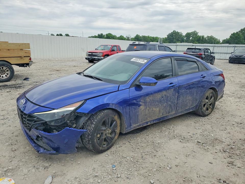 55525126 :رقم المزاد ، 5NPLM4AGXMH017546 vin ، 2021 Hyundai Elantra مزاد بيع