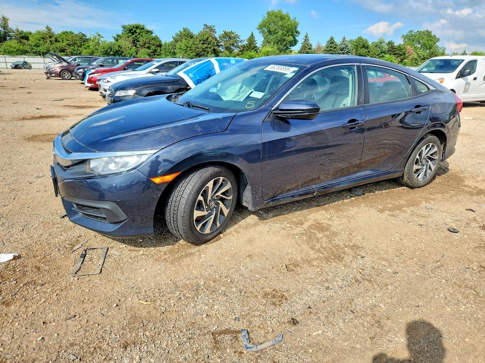 56288896 :رقم المزاد ، 2HGFC2F75HH509091 vin ، 2017 Honda Civic مزاد بيع