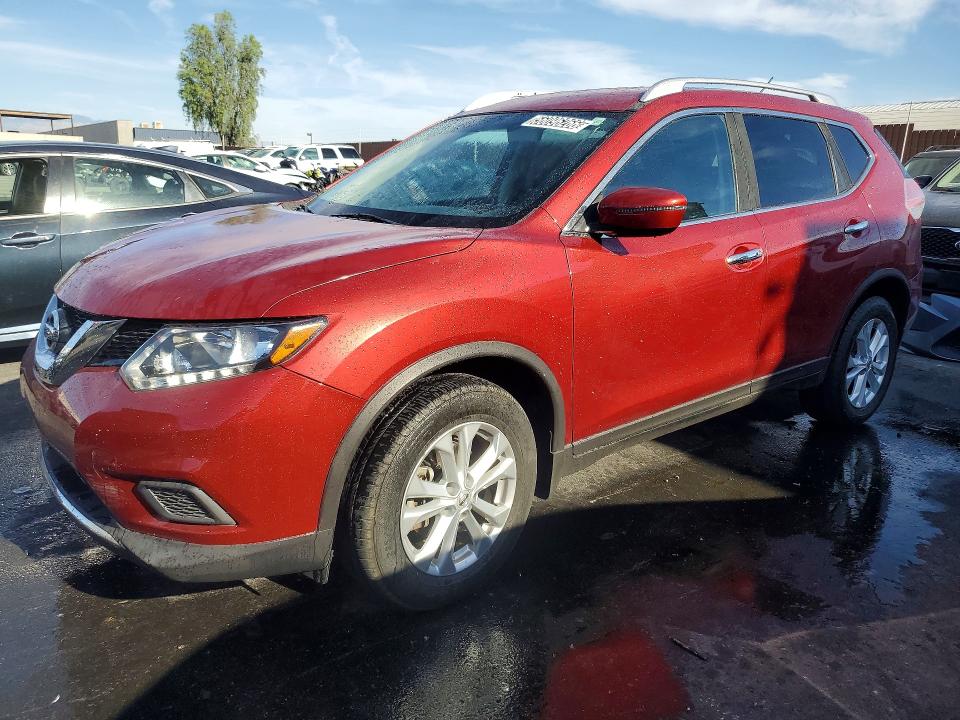 Auction sale of the 2016 Nissan Rogue, vin: KNMAT2MT9GP727165, lot number: 56096266