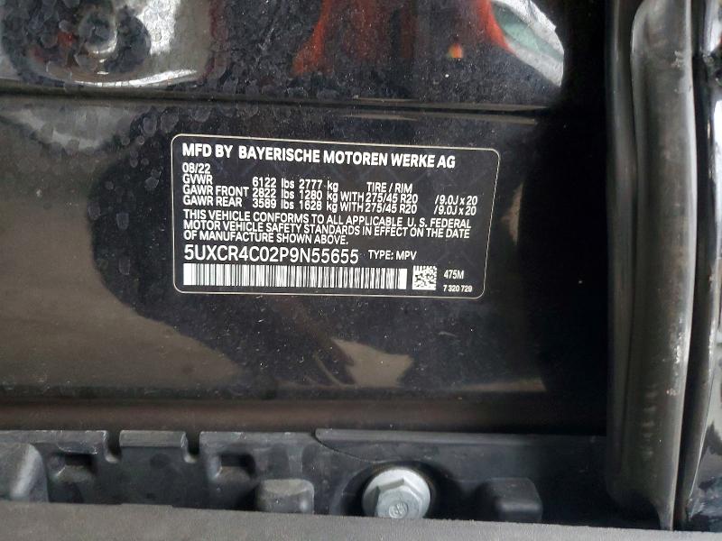 Продаж на аукціоні авто 2023 Bmw X5, vin: 5UXCR4C02P9N55655, номер лоту: 57132596