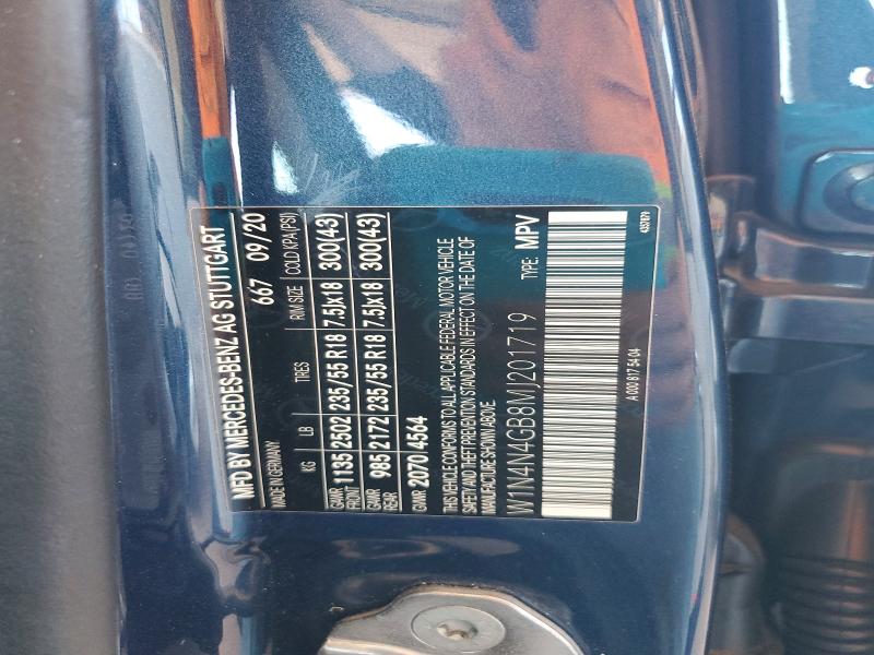 Продажа на аукционе авто 2021 Mercedes-benz Gla, vin: W1N4N4GB8MJ201719, номер лота: 57556606