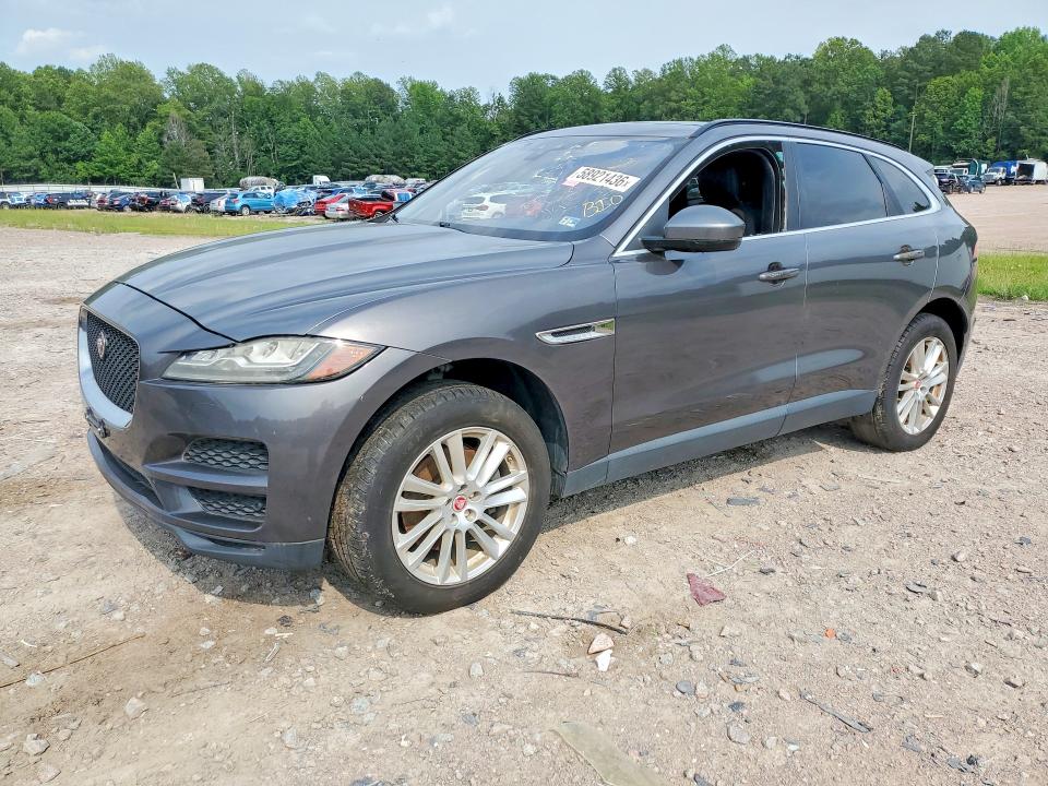 2017 Jaguar F-pace მანქანა იყიდება აუქციონზე, vin: SADCK2BV8HA054264, აუქციონის ნომერი: 58921436