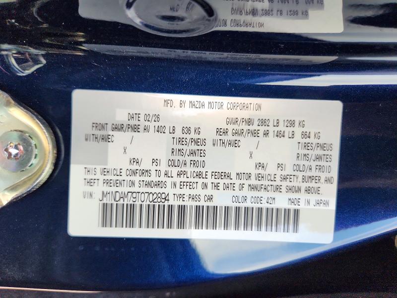 Продажа на аукционе авто 2026 Mazda Mx-5 Miata, vin: JM1NDAM79T0702894, номер лота: 59163176