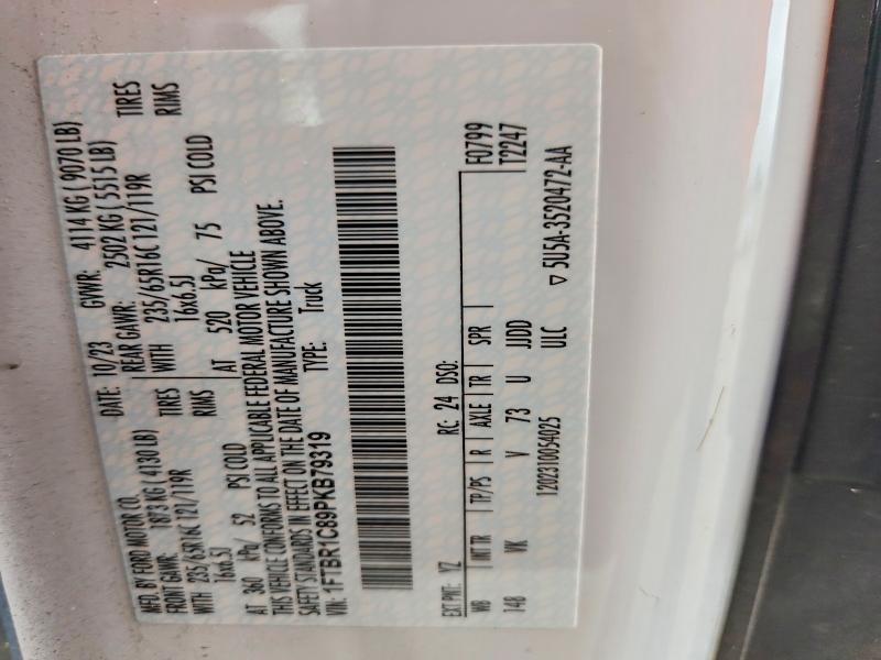 Продажа на аукционе авто 2023 Ford Transit, vin: 1FTBR1C89PKB79319, номер лота: 55017136