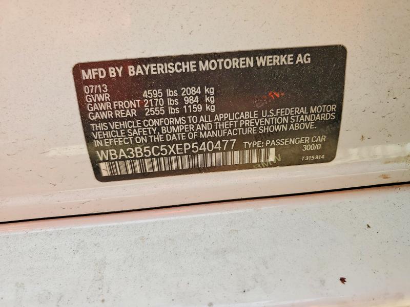 Продаж на аукціоні авто 2014 Bmw 328, vin: WBA3B5C5XEP540477, номер лоту: 55605026