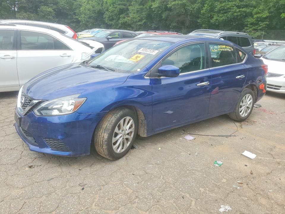 2019 Nissan Sentra მანქანა იყიდება აუქციონზე, vin: 3N1AB7AP0KY326038, აუქციონის ნომერი: 58862526
