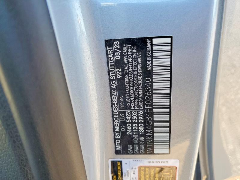 2023 Mercedes-benz Glc მანქანა იყიდება აუქციონზე, vin: W1NKM4GB4PF026340, აუქციონის ნომერი: 55530866